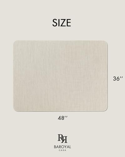 Baroyal Office Chair Mat for Hardwood Floor Under Desk Computer Rolling Chair - Image 6