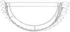 Creative Co-Op Decorative Metal Curtain or Canopy Crown - Image 7