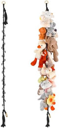 CERETIA 80" Stuffed Animal Organizer Chain, Wall Corner Storage by CERETIA