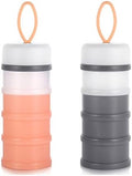 Accmor 2 Pack Baby Formula Dispenser On The Go, Stackable Formula Dispenser by Accmor