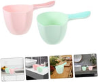 PRETYZOOM 4pcs Plastic Water Dipper and Bath Scoop Ladle Set, Small Kitchen and - Image 7