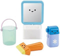 Skip Hop Baby Bath Toy Fresh & Clean Mirror Fun 4-piece Mirror & Sink Pretend by Unknown