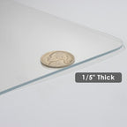 Kuyal 1/5" Thick Office Chair Mat, Heavy Duty Hard Computer Chair Mat - Image 5