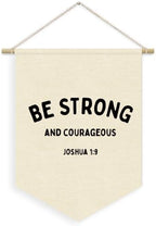 Bible Verse Pennant Flag for Nursery Classroom Decor by Unknown