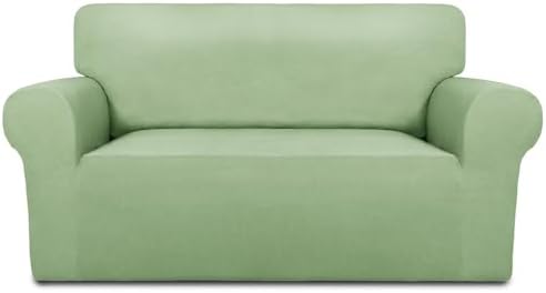 PureFit Stretch Loveseat Covers Fleece Couch Covers by PureFit