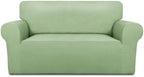 PureFit Stretch Loveseat Covers Fleece Couch Covers by PureFit