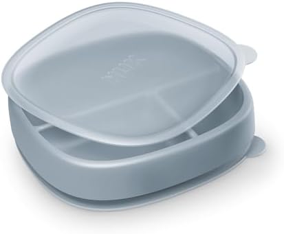NUK for Nature Suction Plate and Lid, Leak-Proof Lid, & Top Rack Dishwasher Safe by NUK