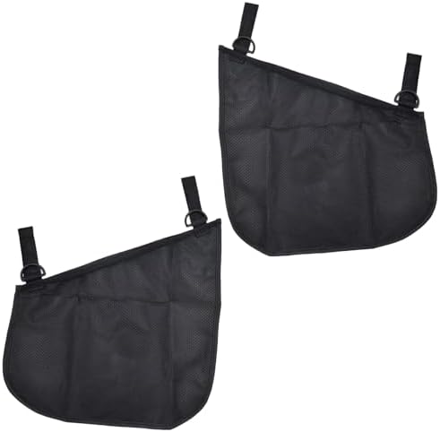 2 Pack Universal Side Sling Stroller Mesh Cargo Net, Side Sling Stroller Mesh by Dakexiong