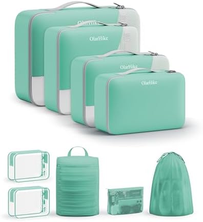 OlarHike Packing Cubes for Travel, Gifts for Women Mom, Anti-Tearing Suitcase by OlarHike