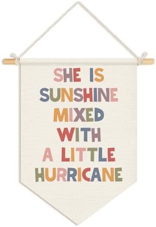 Wheatwin Girl Nursery Decor, She Is Mixed by Wheatwin