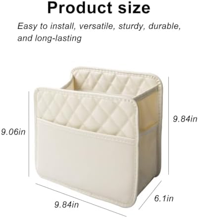Mandark PU Leather Car Seat Back Organizer - Image 2