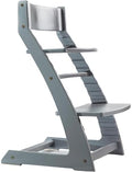 FORNEL Grey Wooden High Chair for Toddlers | The Grow-with-Me Adjustable Chair by FornelFurniture