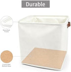 Bagnizer 13x13 Cube Storage Bins, Collapsible Fabric Storage Box, 4 Pack Closet - Image 5