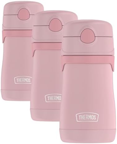 THERMOS BABY 10 ounce Stainless Steel Vacuum Insulated Straw Bottle by Thermos