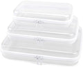 YOPCDJ 3 Pack Clear Hard Shell Zipper Case, Diaper Bag Organizing Pouches by YOPCDJ
