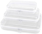YOPCDJ 3 Pack Clear Hard Shell Zipper Case, Diaper Bag Organizing Pouches by YOPCDJ