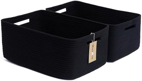 MiniArk Large Storage Baskets for Shelves, Baby Nursery, Toy Baskets Box by MiniArkStorageBasketsHome