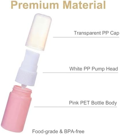 erioctry 10ML Portable Empty Refillable Bottle Cream Shampoo Lotion Treatment - Image 3