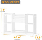 SpaceAid 6-in-1 Bookshelf Storage Organizer, Montessori Bookcase - Image 2