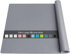 Extra Large Silicone Table Mat, Genuine Food-Grade Silicone Mat by QPIXDIGITAL