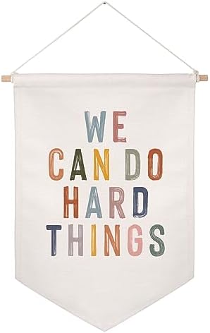 We Can Do Hard Things Classroom Signs, Positive Affirmation Classroom Decor by ZEARPT