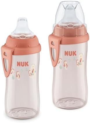 NUK First Choice Active Cup 2.0, 10 oz. Soft Spout Sippy Cup by NUK