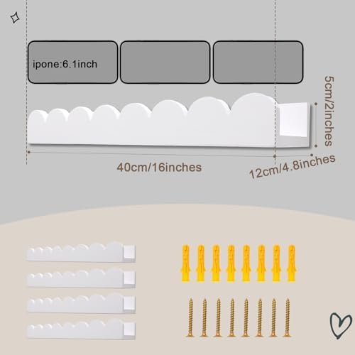 Scalloped Shelves for Nursery - Image 3