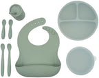 WeeSprout Baby Led Weaning Bundle, Silicone Suction Bowl, Bib & Cup, Develops by WeeSprout