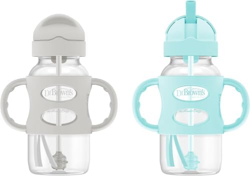 Dr. Brown's Milestones Wide-Neck Sippy Straw Bottle by Unknown