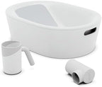 Lalo Bathtime Starter Kit, 3 Pieces, Baby Bathtub, Rinse Cup & Spout Cover by Lalo