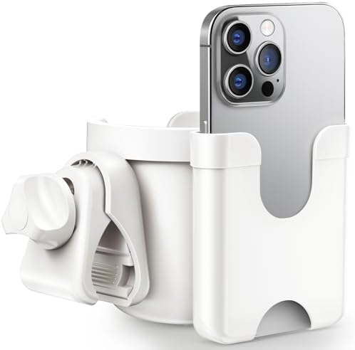 Guiseapue 2-in-1 Stroller Cup Holder Phone Holder, Baby Essentials by Welcome