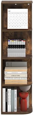 Furinno PASIR Book Shelf, 4-Tier Corner Bookshelf - Image 6
