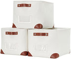 DECOMOMO Storage Bins, Large Fabric Storage Baskets by DECOMOMO