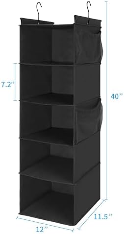 MAX Houser 5-Shelf Hanging Closet Organizer - Image 3