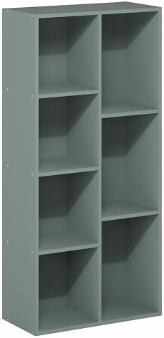 Furinno LUDER Book Shelf, 7-Cube Bookshelf, Bookcase - Image 6