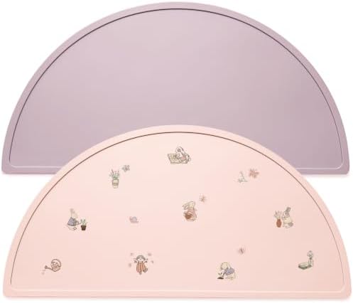 Silicone Placemats for Babies and Kids by Mubobiee