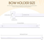 POVETIRE 6Pcs Bow Holder Bows Organizer - Image 4