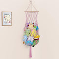 68 Inch Stuffed Animal Storage Hammock Corner Plushie Net by iHansee