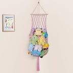 68 Inch Stuffed Animal Storage Hammock Corner Plushie Net by iHansee