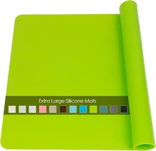 Extra Large Silicone Mat, Kitchen Counter Mat Placemats by QPIXDIGITAL