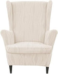 CRFATOP Wingback Chair Covers Wing Armchair Slipcovers by CRFATOP