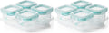 OXO Tot Glass Baby Blocks Food Storage Containers, 4 oz by OXOTot