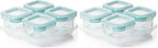 OXO Tot Glass Baby Blocks Food Storage Containers, 4 oz by OXOTot