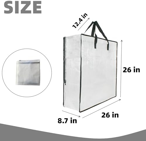 GONGKANGYUAN 25 Gallon Large Clear Storage Bags - Image 2