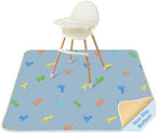 Baby Splat Mat for Under High Chair, Waterproof Floor Protector by BeBeJoJo