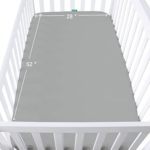 Crib Sheets Waterproof 2 Pack for Baby Boys Girls Fitted - Image 5