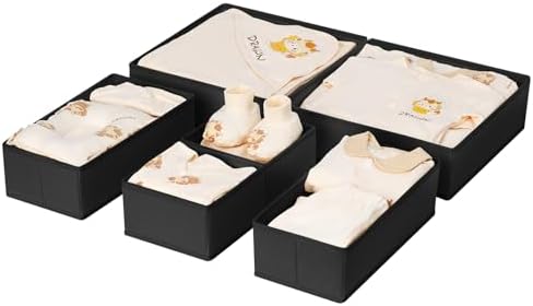 DIMJ Drawer Organizer Clothes 6 Pack by DiMJ