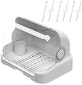Baby Bottle Drying Rack with Transparent Lid Large Capacity Dustproof Easy to by PAPABALLC