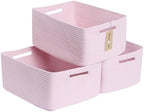 MiniArk Large Storage Baskets for Shelves, Baby Nursery, Toy Baskets Box by MiniArkStorageBasketsHome