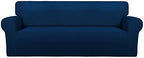 PureFit Stretch Couch Covers for Sofa Large Sofa Slipcovers Navy by PureFit